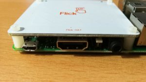 Aufbau Flickboard Raspberry Pi