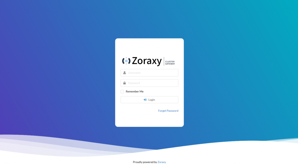 Zoraxy Login